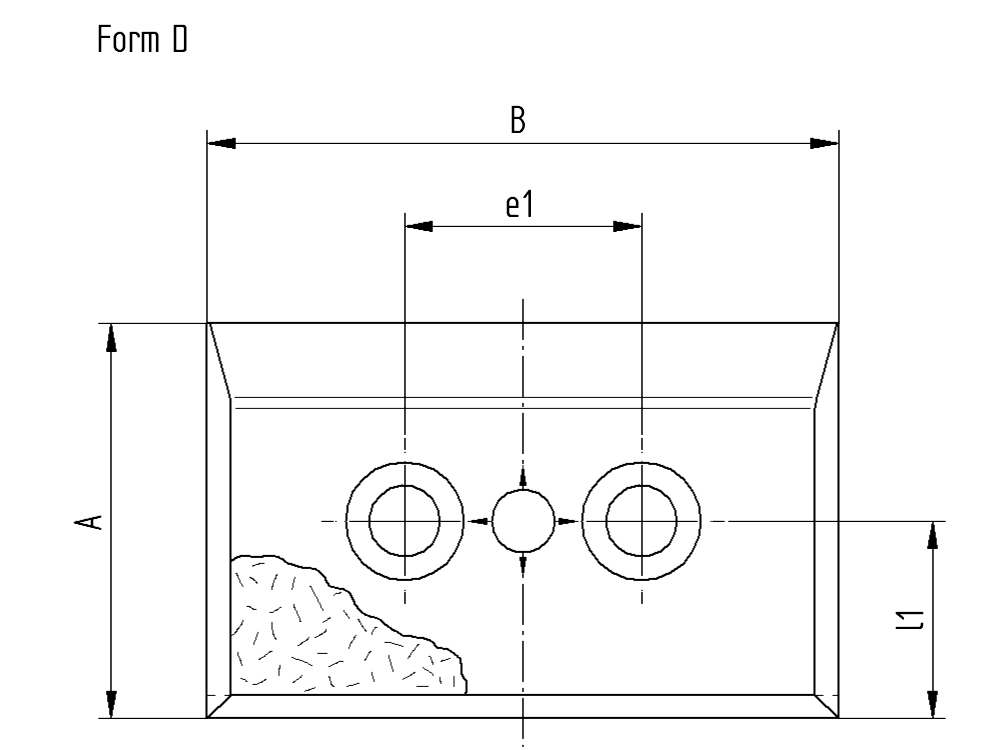 Wartungsfreie Gleitplatte, Stahl mit Sintergleitfläche