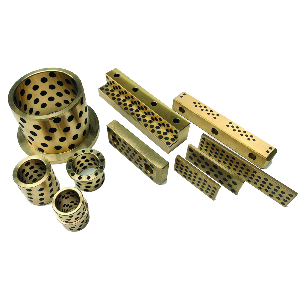 Wartungsfreie Gleitelemente, Gleitlagerbuchsen, Leisten